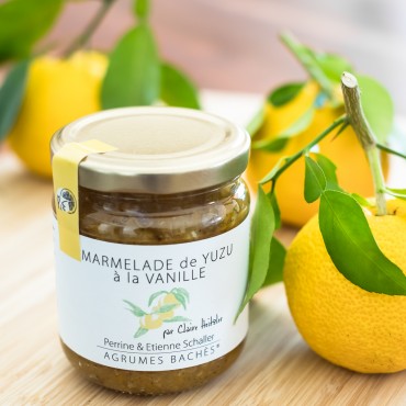 Marmelade de Yuzu à la vanille par Claire Heitzler et Agrumes Bachès
